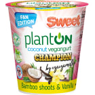 Vegangurt pędy bambusa  wanilia Champion PLANTON 160g