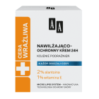 Krem nawilżająco ochronny 24h   bezzapachowy Cera Wrażliwa AA 50ml