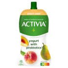 Jogurt w saszetce brzoskwinia  gruszka ACTIVIA 130g