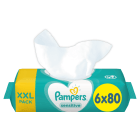 Chusteczki nawilżające dla niemowląt 6x80 szt. Sensitive PAMPERS 1.000szt