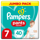 Pieluchomajtki Rozmiar 7 ( 17kg+) 40 szt PAMPERS 1.000szt