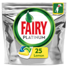 Kapsułki do zmywarki cytrynowe 25 szt PLATINIUM All in One FAIRY 1.000szt