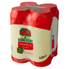 WATERMELON Napój piwny o smaku arbuza 4x500ml (puszka) SOMERSBY 2.00l
