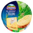 HOCHLAND-Ser topiony z ziolami 200g. Aksamitny serek idealny na śniadanie
