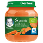 Marchewka słodki ziemniak dla niemowląt po 4 miesiącu BIO Organic GERBER 125g