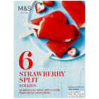 Lody waniliowe w polewie truskawkowej (6 szt.) MARKS & SPENCER 438ml