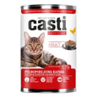Pełnoporcjowa karma dla dorosłych Kotów z drobiem w sosie CASTI 415g