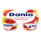 Serek truskawkowy - Danone Danio. Jeden z najbardziej znanych producentów serków i jogurtów.