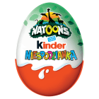 Słodkie jajko z niespodzianką pokryte czekoladą mleczną Niespodzianka KINDER 20g