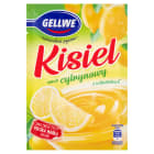 Kisiel cytrynowy z sokiem owocowym - Gellwe. Idealny deser bez sztucznych barwników.