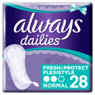 Dailies Fresh & Protect Flexistyle Normal Wkładki higieniczne 28 szt. ALWAYS 1.000szt