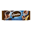 Czekolada mleczna z nadzieniem mlecznym z kawałkami ciasteczek kakaowych AMELIA 100g