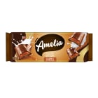 Czekolada mleczna z nadzieniem o smaku karmelowym AMELIA 100g