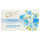 Mydło w kostce Linseed & Rice Milk LUKSJA 90g