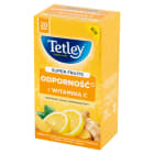 Super Fruits Odporność Herbata owocowo ziołowa o smaku cytryny i imbiru 20 torebek ex. TETLEY 40g