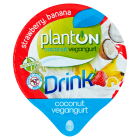 Napój kokosowy o smaku truskawkowo bananowym PLANTON 200g