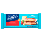Czekolada mleczna z nadzieniem jogurtowo truskawkowym i herbatnikiem Cookie WEDEL 290g