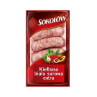 Kiełbasa surowa biała extra (480g   720g) SOKOŁÓW 600g