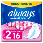 Podpaski Ultra Sensitive Super Plus Always z systemem DuoAction i wkładem Dri Plus.