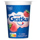 DANONE Gratka Deser o smaku truskawkowym 290g - pyszny, lekki, bogaty w składniki odżywcze deser.