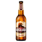 Piwo (cena zawiera 0,50 zł kaucji za butelkę) Jasny Pełny WOJAK 500ml