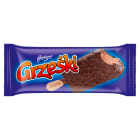 Lody na patyku kakaowe w czekoladzie z kawałkami wafli GRZEŚKI 100ml