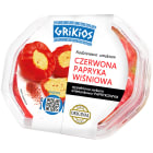 Czerwona papryka wiśniowa wypełniona serkiem śmietankowo paprykowym GRIKIOS 150g