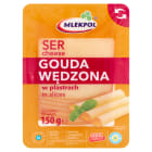 Ser Gouda wędzona w plastrach MLEKPOL 150g