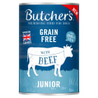 Karma dla psa kawałki z wołowiną w galaretce Junior Original BUTCHER'S 400g
