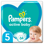 Pieluchy Rozmiar 5 (11 16kg) 64 szt. Active Baby PAMPERS 1.000szt