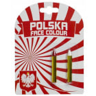 Kredki do malowania twarzy biało   czerwone CASA DE MEXICO 1.000szt