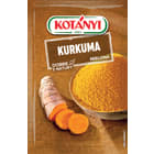 Kurkuma mielona, 10 g – Kotanyi. Pikantny smak z aromatem pomarańczowo-imbirowym.