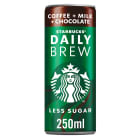 Daily Brew Mleczny napój kawowy o smaku kakaowym STARBUCKS 250ml