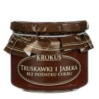 Powidła truskawkowo   jabłkowe bez cukru KROKUS 310g