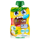 Vegangurt kokosowy o smaku banan jabłko w saszetce PLANTON 90g