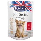 Karma dla dorosłych psów kawałki w sosie z wołowiną PRO SERIES BUTCHER'S 100g