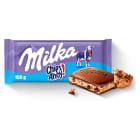 Czekolada mleczna - Milka. Mleczna czekolada z nadzieniem herbatników z czekoladą.