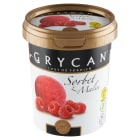 Grycan - Sorbet z malin. Mocno owocowy, malinowy sorbet to doskonała opcja smacznego deseru.