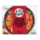 Leczo z kiełbasą z szynki SO FOOD 400g