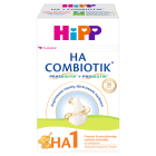 Hipoalergiczne mleko początkowe dla niemowląt od urodzenia HA 1 Combiotik HIPP 600g