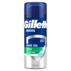 Żel do golenia - Gillette. 30% lepszy poślizg maszynki niż przy użyciu pianki.