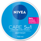 Lekki krem odżywczy - Nivea Care. Odświeżająca pielęgnacja każdego rodzaju cery.