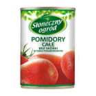 Pomidory całe (bez skórki) w soku pomidorowym SŁONECZNY OGRÓD 400g