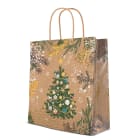 Świąteczna torba na prezenty 20x25x10 cm   Vintage Mood PAW DECOR COLLECTION 1.000szt