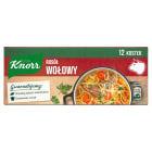 KNORR Rosół wołowy - 6 kostek 60g - uniwersalny, do przygotowania bulionów i sosów.