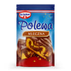 Polewa mleczna 100 g- Dr. Oetker. Nadaje wypiekom elegancki wygląd.