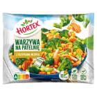 Warzywa na Patelnię - Hortex. Opakowanie warzyw 450 g, dodają unikalnego smaku każdej potrawie.