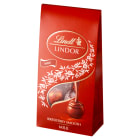 Praliny z mlecznym nadzieniem - Lindt Lindor. Praliny z delikatnym mlecznym nadzieniem.