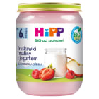 Hipp Owoce&Jogurt Truskawki i maliny z jogurtem po 6. miesiącu to lekkie uzupełnienie diety dziecka.