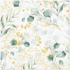 Serwetki z bibuły 3 warstwowej Golden Eucaliptus   20 szt. PAW DECOR COLLECTION 1.000szt